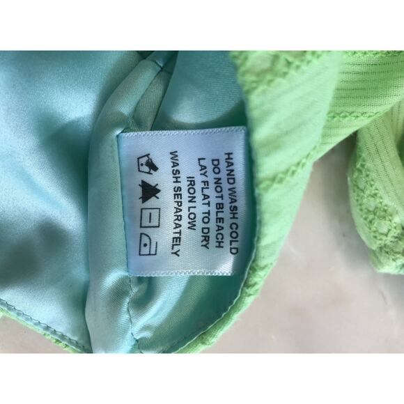 Majorelle Crop Off The Shoulder Corset Top s Corset Peasant Lime Green - Picture 4 of 10